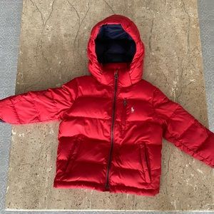 Kids Ralph Lauren size 4T puffer jacket.